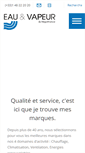 Mobile Screenshot of eau-vapeur.fr